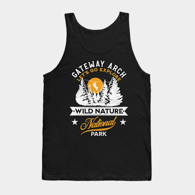 Gateway Arch National Park Tank Top by Bullenbeisser.clothes